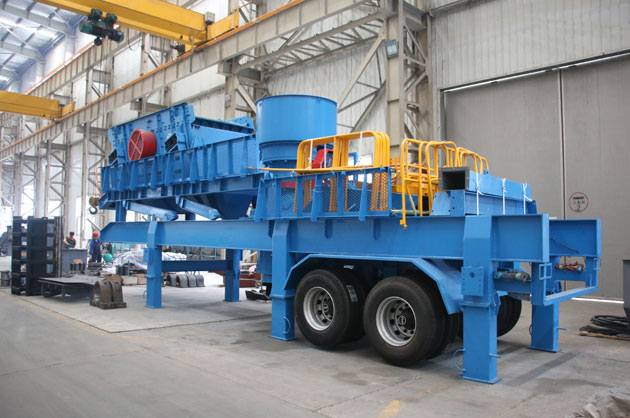 mobile cone crusher station