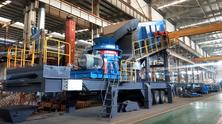 mobile cone crusher plant factory price