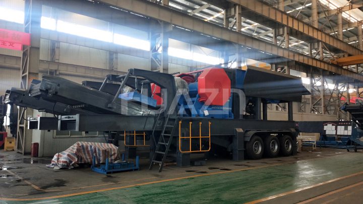 mobile type small jaw crusher