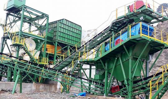 550t/h EPC Project for Basalt Crushing Production in Indonesia