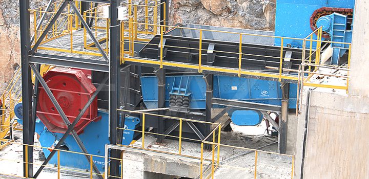 vibrating feeder in jaw crusher plant