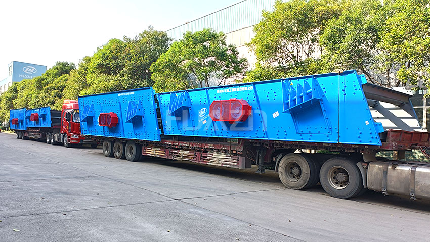 vibrating screen delivery