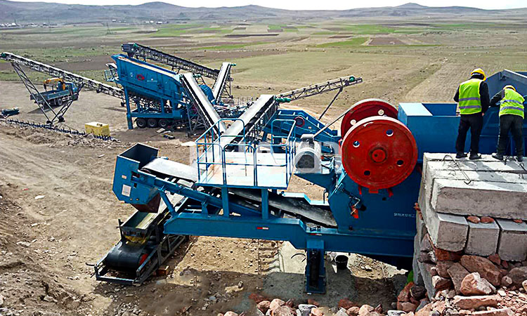 Armenia mobile crushing plant