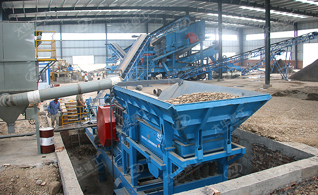 mobile jaw crusher station